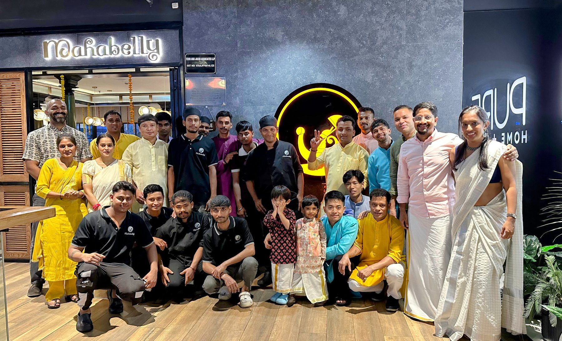 The Mahabelly restaurant team